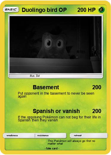 Pokemon Duolingo bird OP