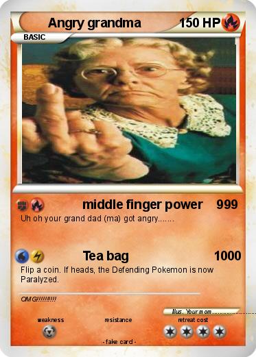 Pokemon Angry grandma