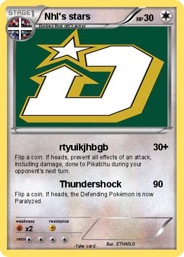 Pokemon Nhl's stars