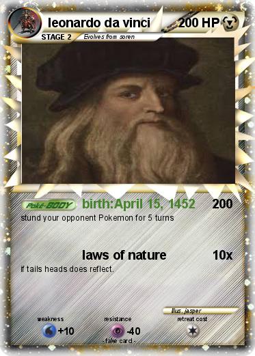 Pokemon leonardo da vinci