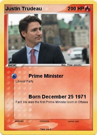 Pokemon Justin Trudeau