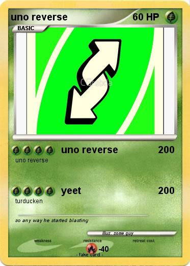 Pokemon uno reverse
