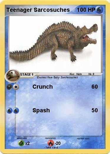 Pokemon Teenager Sarcosuches