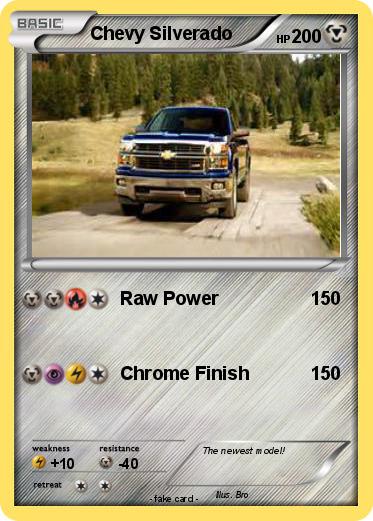 Pokemon Chevy Silverado