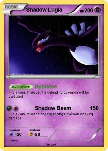 Pokemon Shadow Lugia