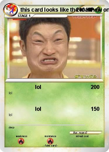 Pokemon this card looks like the matthew one