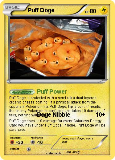 Pokemon Puff Doge