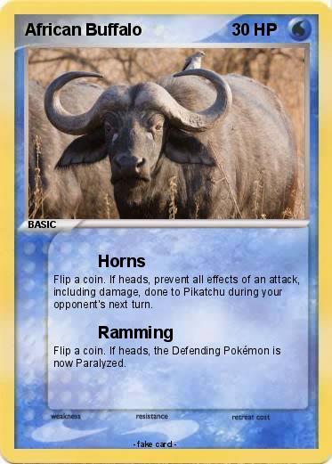 Pokemon African Buffalo