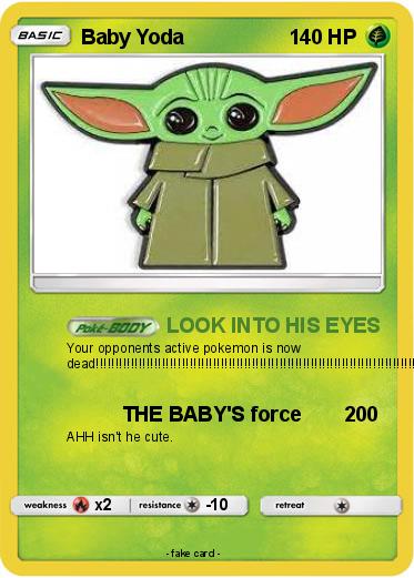 Pokemon Baby Yoda