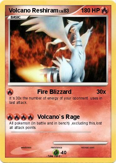 Pokemon Volcano Reshiram