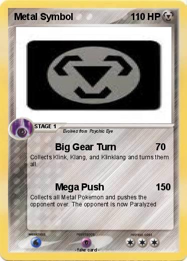 Pokemon Metal Symbol