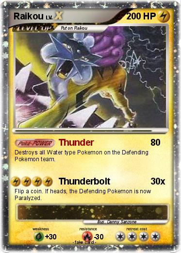 Pokemon Raikou