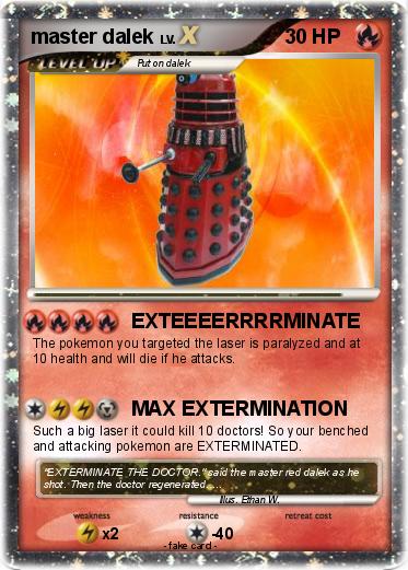 Pokemon master dalek