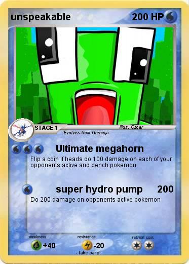 Pokemon unspeakable