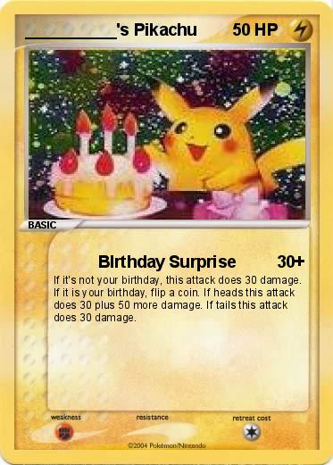 Pokemon __________'s Pikachu