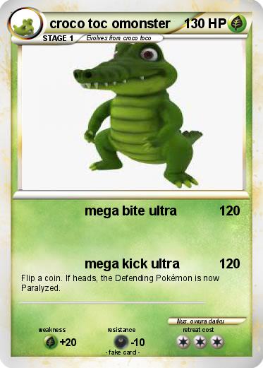 Pokemon croco toc omonster
