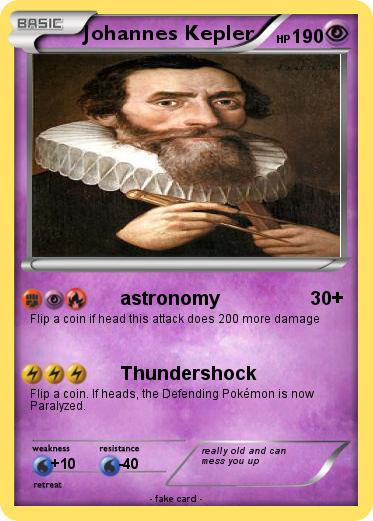 Pokemon Johannes Kepler