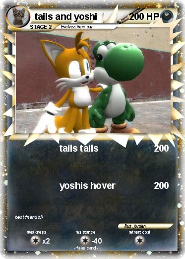 Pokemon tails and yoshi