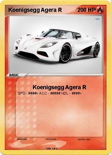 Pokemon Koenigsegg Agera R