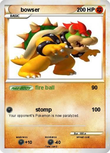 Pokemon bowser