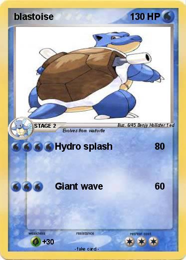 Pokemon blastoise