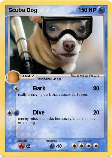 Pokemon Scuba Dog