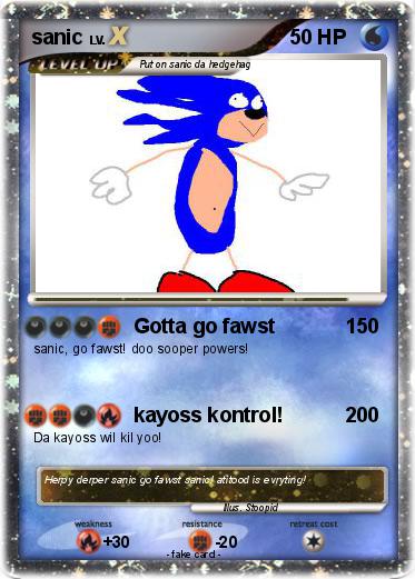 Pokemon sanic