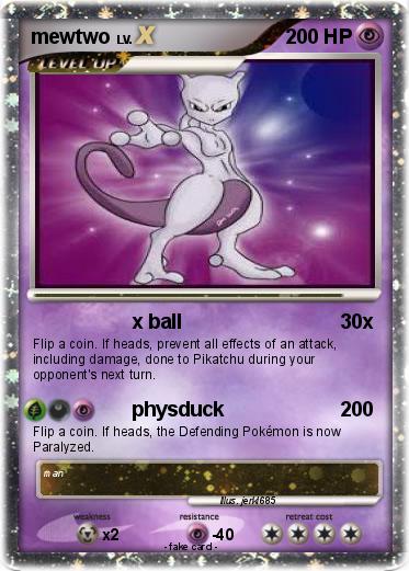 Pokemon mewtwo