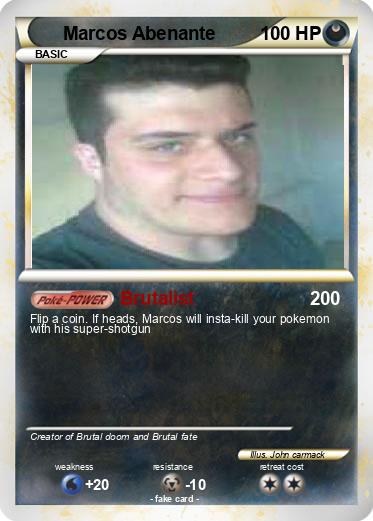 Pokemon Marcos Abenante