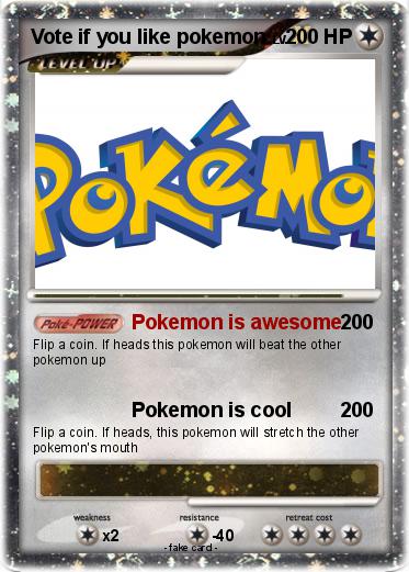 Pokemon Vote if you like pokemon