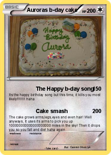 Pokemon Auroras b-day cake