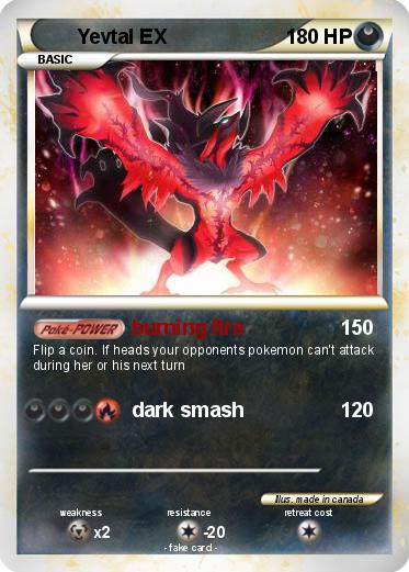 Pokemon Yevtal EX