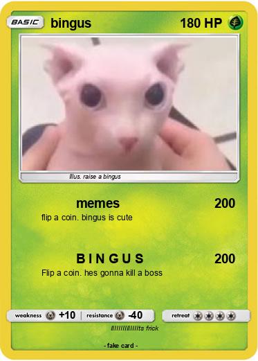Pokemon bingus