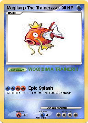 Pokemon Magikarp The Trainer