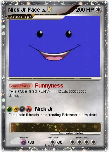 Pokemon Nick Jr Face