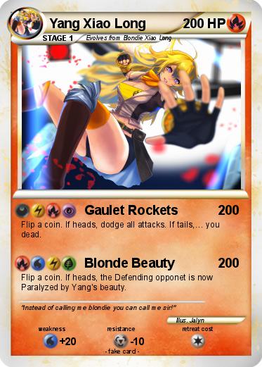 Pokemon Yang Xiao Long