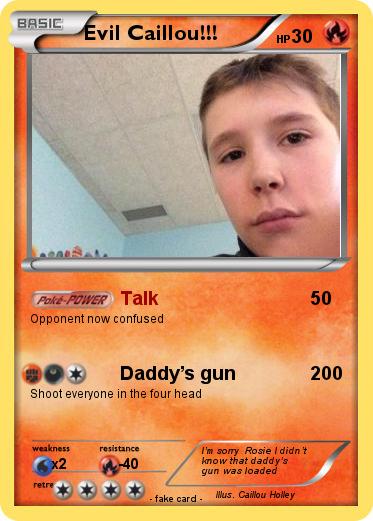 Pokemon Evil Caillou!!!