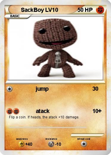 Pokemon SackBoy LV10