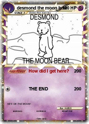 Pokemon desmond the moon bear