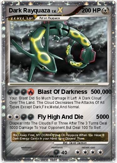 Pokemon Dark Rayquaza