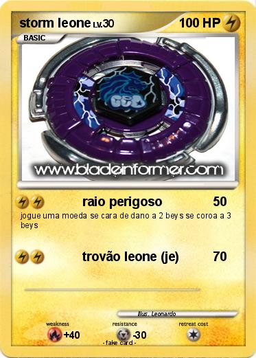 Pokemon storm leone