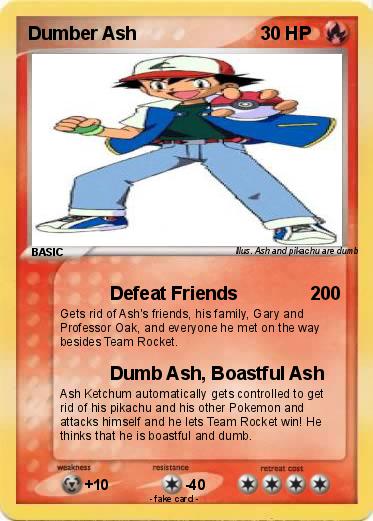 Pokemon Dumber Ash