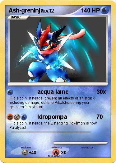 Pokemon Ash-greninja