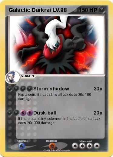Pokemon Galactic Darkrai LV.98