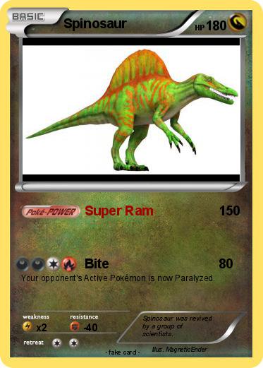 Pokemon Spinosaur