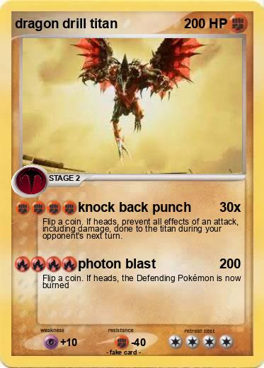 Pokemon dragon drill titan