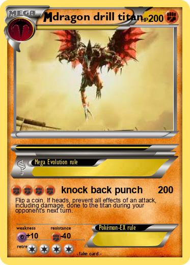 Pokemon dragon drill titan