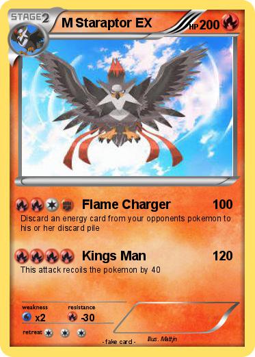 Pokemon M Staraptor EX