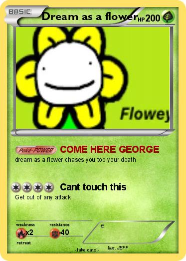 Pokemon Dream as a flower