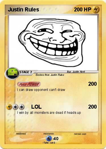 Pokemon Justin Rules